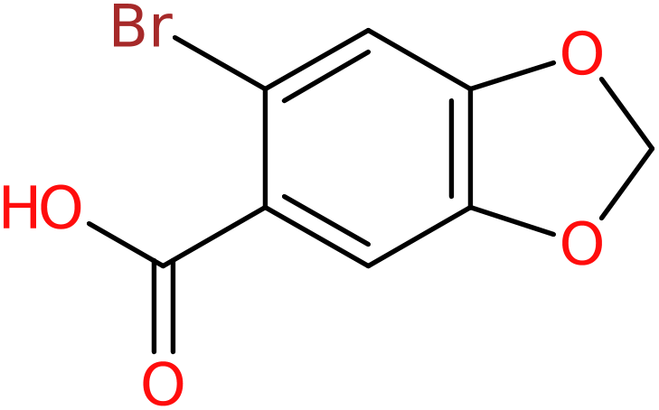 CAS: 60546-62-5 | 6-Bromo-3,4-methylenedioxybenzoic acid, NX54662