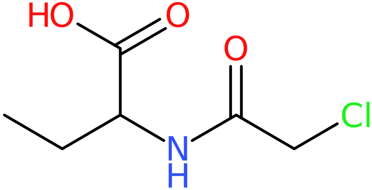 CAS: 101072-54-2 | N-Chloroacetyl-DL-2-amino-N-butyric acid, >95%, NX10879