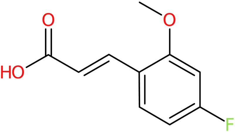 CAS: 682804-98-4 | 4-Fluoro-2-methoxycinnamic acid, >97%, NX58104