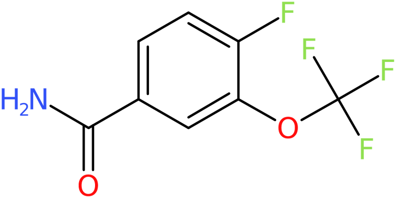 CAS: 1206593-25-0 | 4-Fluoro-3-(trifluoromethoxy)benzamide, >98%, NX16998
