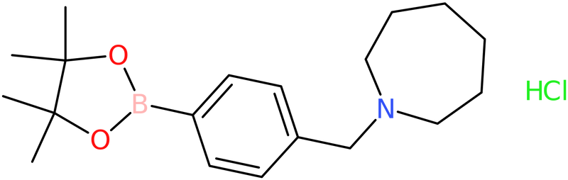4-(Homopiperidine)methyl) phenylboronic acid pinacol ester hydrochloride, NX74016