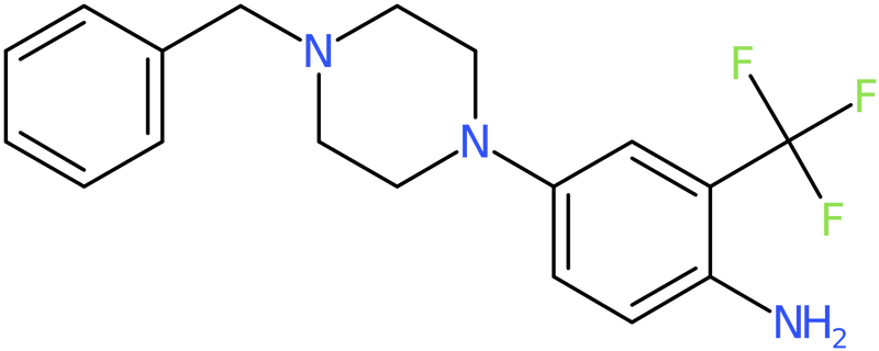 4-(4-Benzylpiperazin-1-yl)-2-(trifluoromethyl)aniline, NX74494