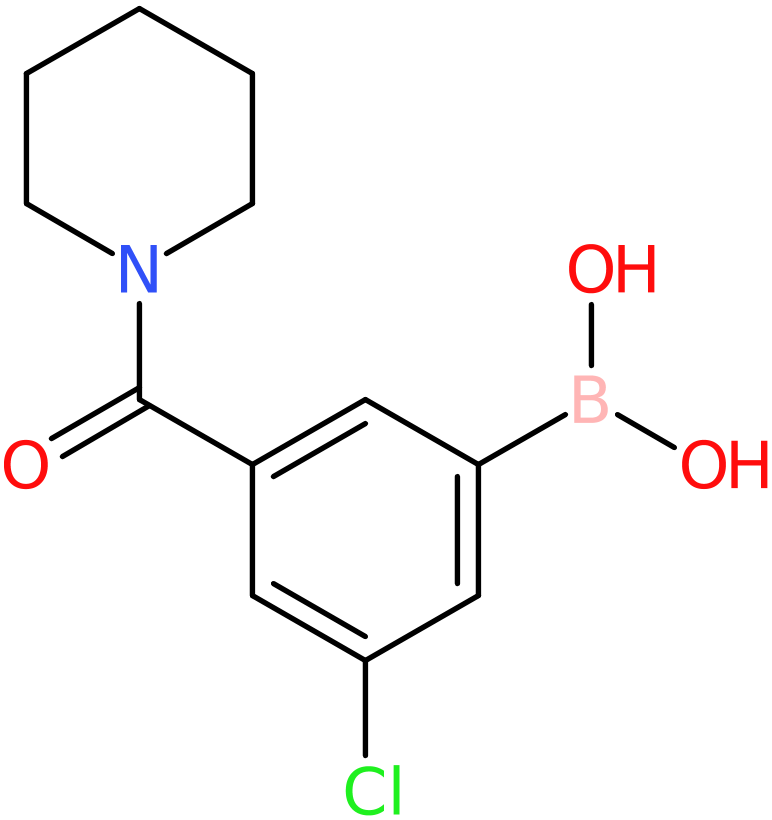 CAS: 957120-47-7 | 3-Chloro-5-(piperidin-1-ylcarbonyl)benzeneboronic acid, NX71161