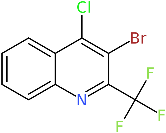 CAS: 683274-52-4 | 3-Bromo-4-chloro-2-(trifluoromethyl)quinoline, NX58142