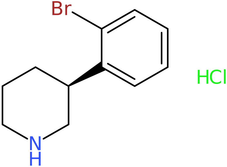 CAS: 2416257-97-9 | (S)-3-(2-Bromophenyl)piperidine hydrochloride, NX37005