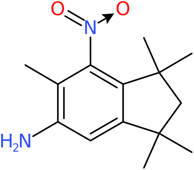 CAS: 255393-53-4 | 5-Amino-7-nitro-1,1,3,3,6-pentamethylindane, NX37946