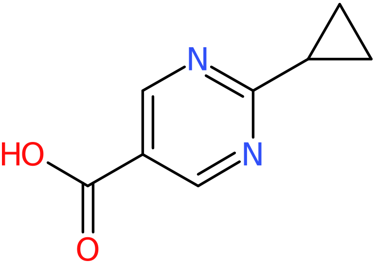 CAS: 648423-79-4 | 2-Cyclopropylpyrimidine-5-carboxylic acid, >95%, NX56738