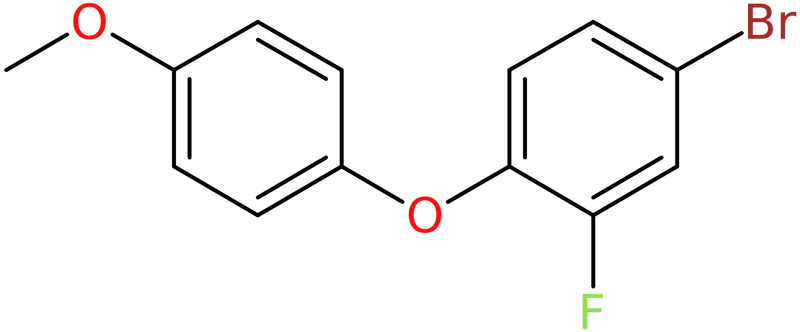 4-Bromo-2-fluoro-1-(4-methoxyphenoxy)benzene, >95%, NX74734
