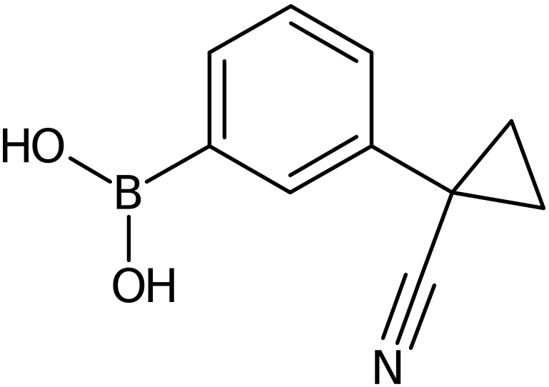 3-(1-Cyanocyclopropyl)phenylboronic acid, >96%, NX74319