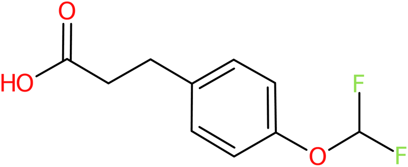 CAS: 1000932-18-2 | 3-[4-(Difluoromethoxy)phenyl]propionic acid, >97%, NX10221