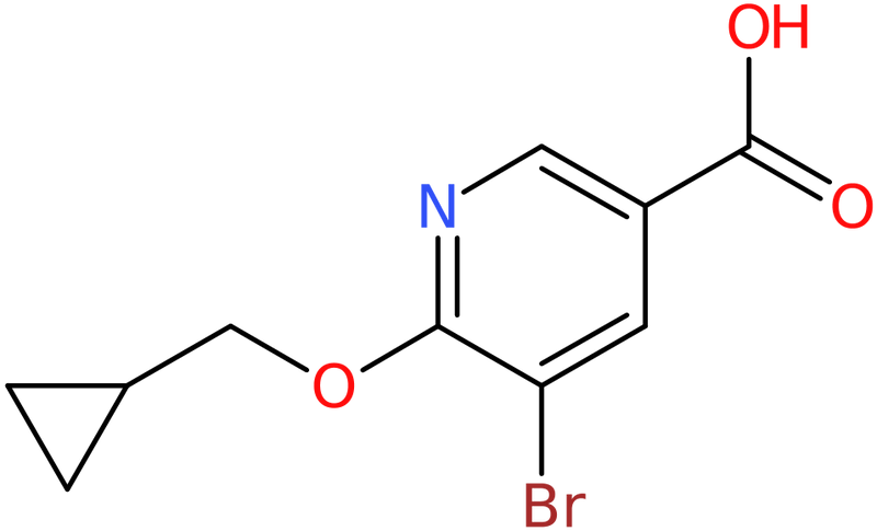 CAS: 912454-38-7 | 5-Bromo-6-(cyclopropylmethoxy)nicotinic acid, NX68312
