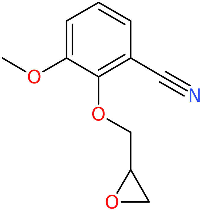 3-Methoxy-2-(oxiran-2-ylmethoxy)benzonitrile, NX73910