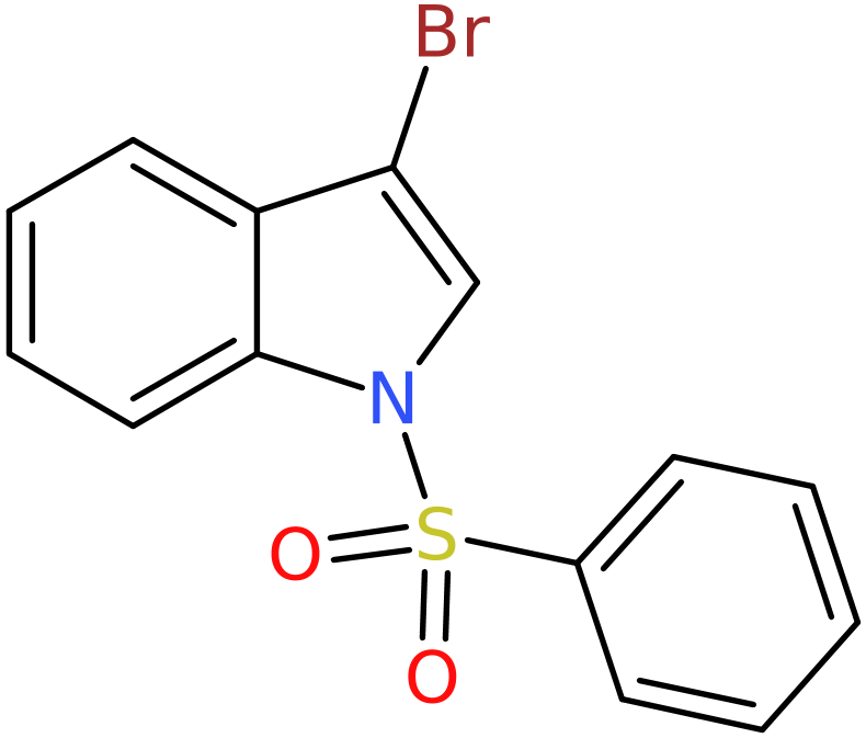 CAS: 99655-68-2 | 3-Bromo-1-(phenylsulphonyl)-1H-indole, NX71890