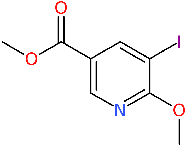 CAS: 1242268-18-3 | Methyl 5-iodo-6-methoxypyridine-3-carboxylate, NX18756