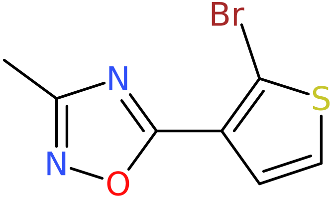 CAS: 1379344-42-9 | 5-(2-Bromothien-3-yl)-3-methyl-1,2,4-oxadiazole, NX22818