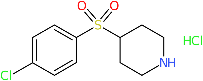 CAS: 101768-64-3 | 4-[(4-Chlorophenyl)sulphonyl]piperidine hydrochloride, >95%, NX11090