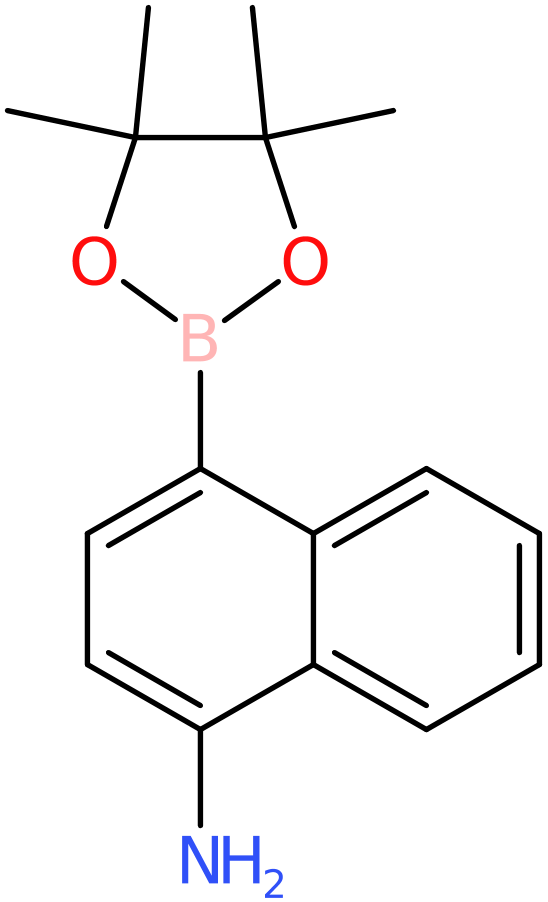 CAS: 1218790-22-7 | 4-Aminonaphthalene-1-boronic acid, pinacol ester, >97%, NX17872