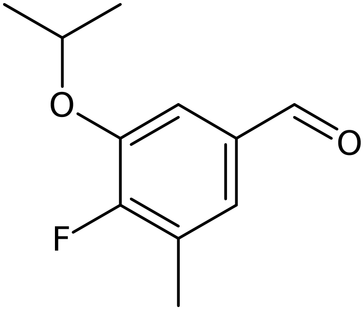 CAS: 2484889-03-2 | 4-Fluoro-3-isopropoxy-5-methylbenzaldehyde, NX37450