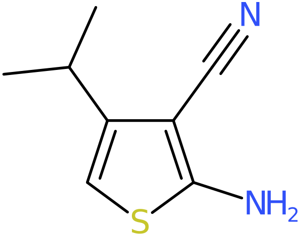 CAS: 10413-35-1 | 2-amino-4-isopropylthiophene-3-carbonitrile, >96%, NX12228