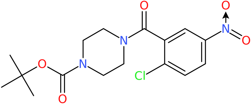 CAS: 1383468-72-1 | tert-Butyl 4-[(2-chloro-5-nitrophenyl)carbonyl]piperazine-1-carboxylate, NX22918