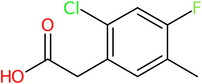 CAS: 1000522-29-1 | 2-Chloro-4-fluoro-5-methylphenylacetic acid, >98%, NX10171