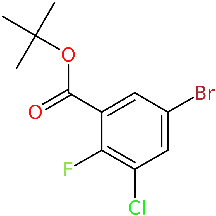 CAS: 2484888-82-4 | tert-Butyl 5-bromo-3-chloro-2-fluorobenzoate, >95%, NX37441