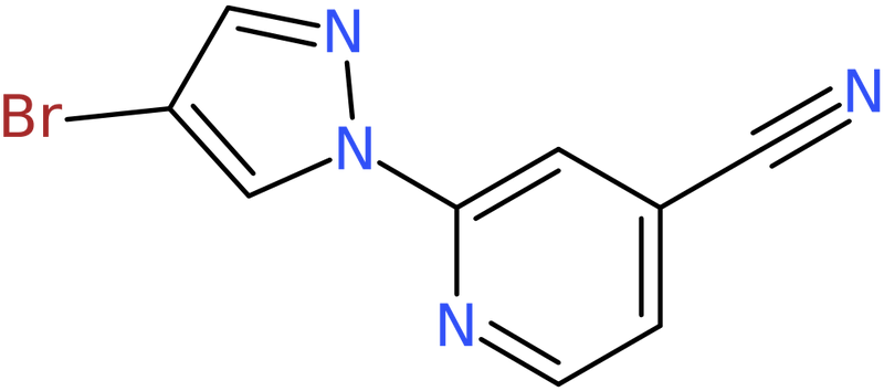 2-(4-Bromo-1H-pyrazol-1-yl)isonicotinonitrile, NX73807