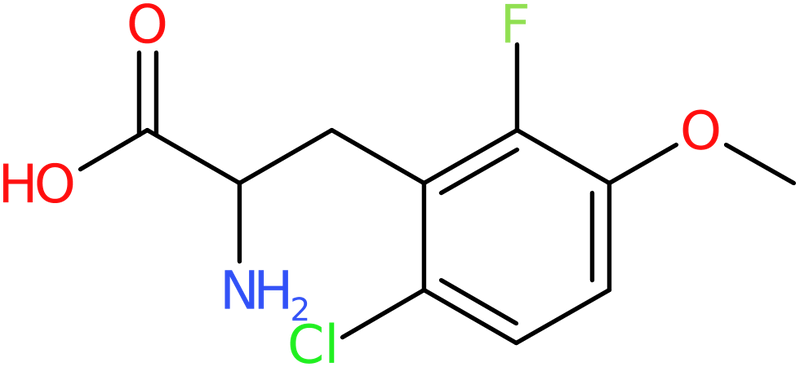 CAS: 1256482-68-4 | 6-Chloro-2-fluoro-3-methoxy-DL-phenylalanine, NX19128