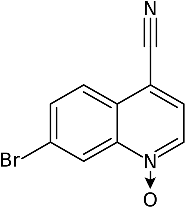 7-Bromo-4-cyanoquinoline-n-oxide, >95%, NX74306