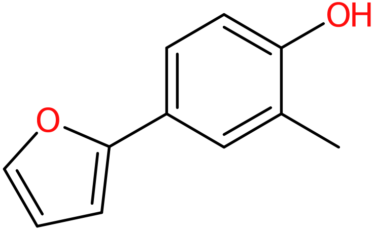 CAS: 1255638-84-6 | 4-(Furan-2-yl)-2-methylphenol, >96%, NX19064