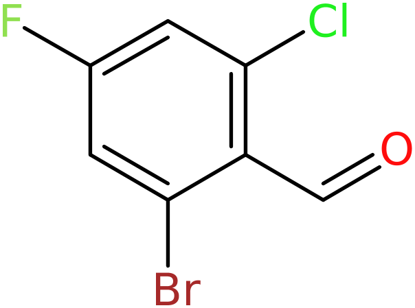 CAS: 1433990-64-7 | 2-Bromo-6-chloro-4-fluorobenzaldehyde, >95%, NX24238
