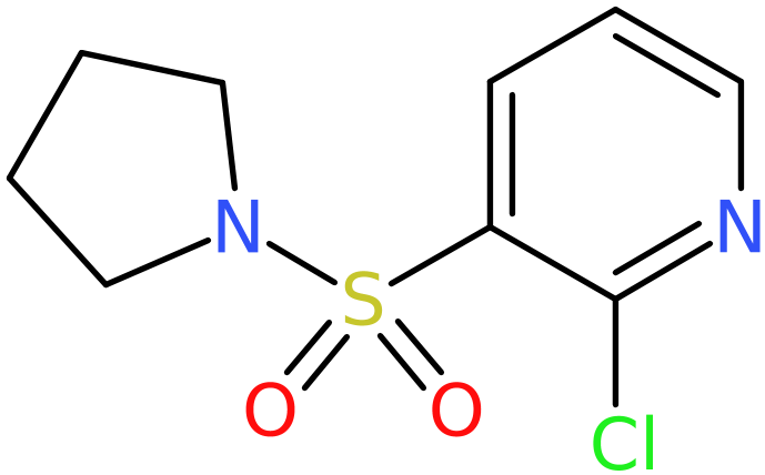 CAS: 60597-70-8 | 2-Chloro-3-(pyrrolidin-1-ylsulphonyl)pyridine, >97%, NX54672