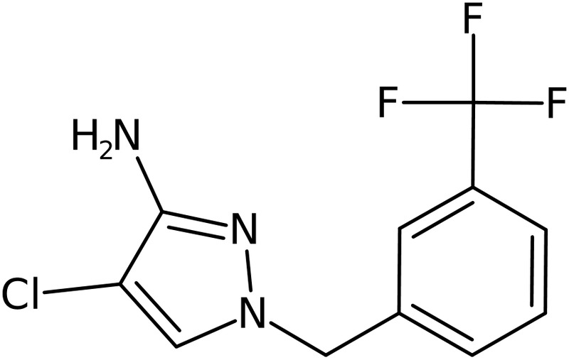 CAS: 1004452-00-9 | 4-Chloro-1-[3-(trifluoromethyl)benzyl]-1H-pyrazol-3-amine, NX10484