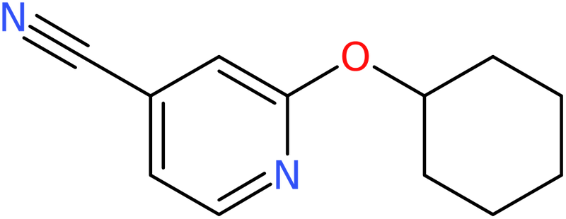 CAS: 1016867-57-4 | 2-(Cyclohexyloxy)isonicotinonitrile, NX11065