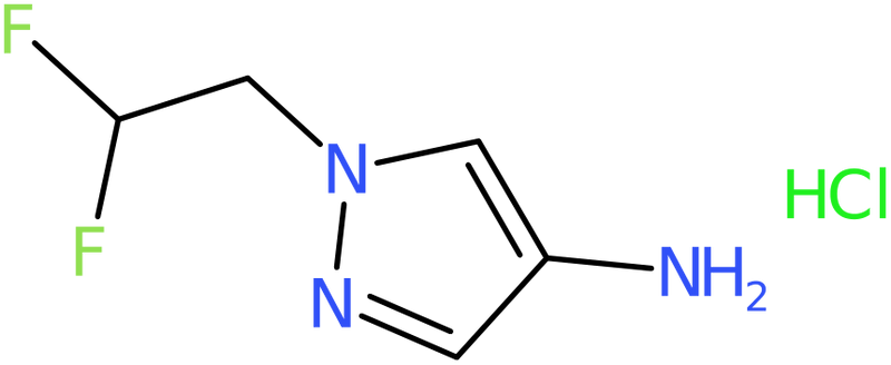 1-(2,2-Difluoroethyl)-1H-pyrazol-4-amine hydrochloride, NX74632