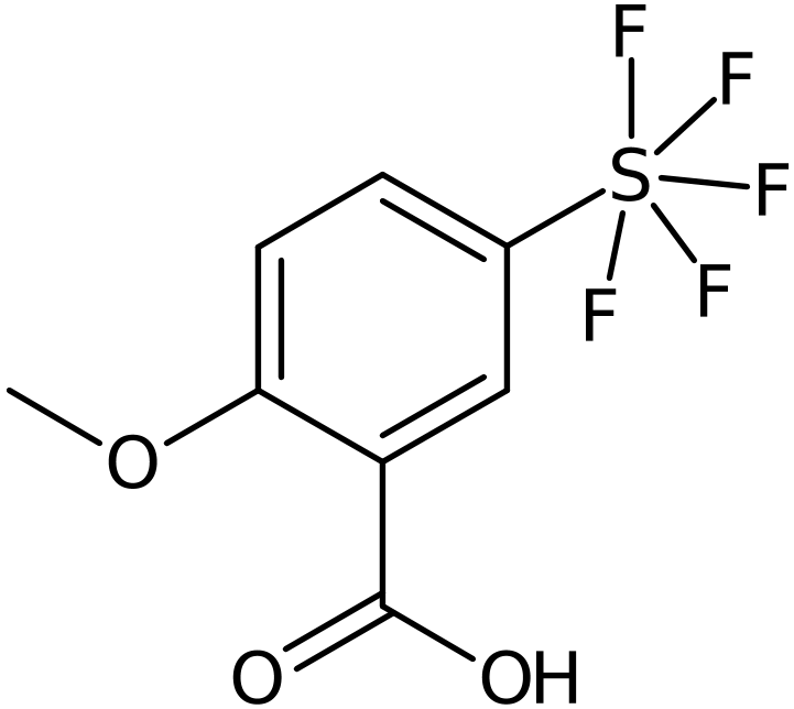 CAS: 1448319-14-9 | 2-Methoxy-5-(pentafluorothio)benzoic acid, >97%, NX24624