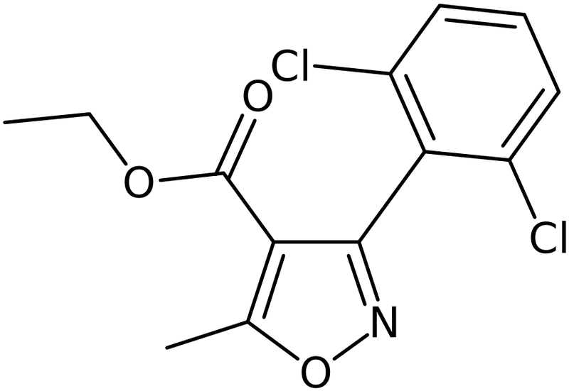 CAS: 24248-21-3 | 3-(2,6-Dichloro-phenyl)-5-methyl-isoxazole-4-carboxylic acid ethyl ester, NX37060