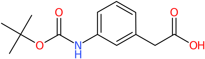 CAS: 123036-51-1 | 3-[(tert-Butoxycarbonyl)amino]phenylacetic acid, >95%, NX18380