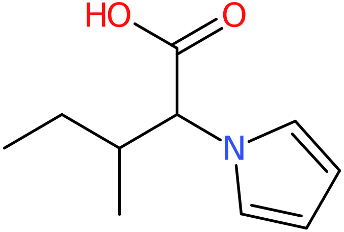 CAS: 63751-73-5 | 3-Methyl-2-(1H-pyrrol-1-yl)pentanoic acid, >95%, NX56365