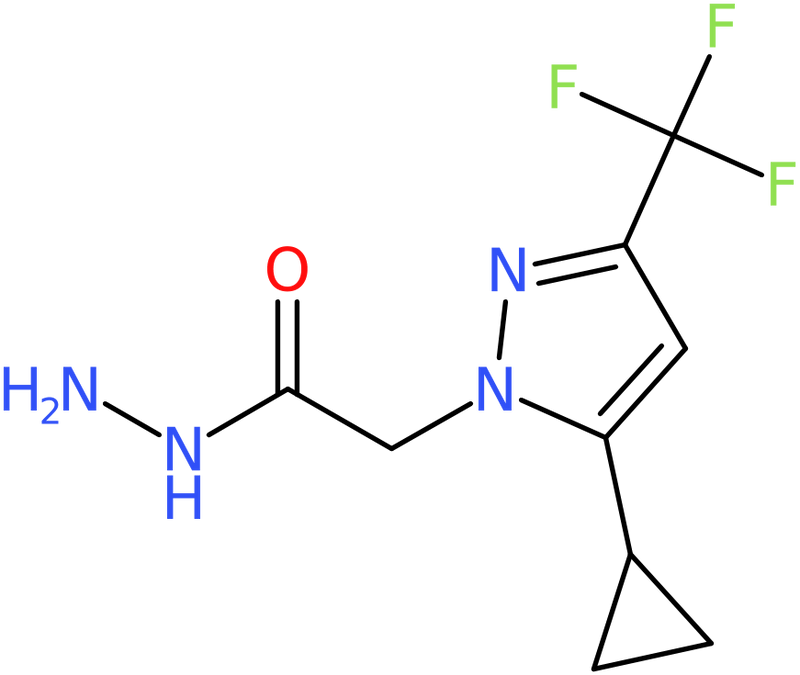 CAS: 1001518-93-9 | 2-[5-Cyclopropyl-3-(trifluoromethyl)-1H-pyrazol-1-yl]acetohydrazide, NX10266