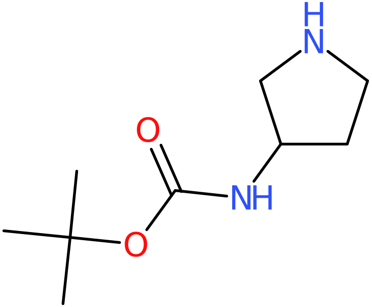 CAS: 99724-19-3 | 3-Aminopyrrolidine, 3-BOC protected, >95%, NX71898