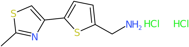 CAS: 1030012-47-5 | [5-(2-Methyl-1,3-thiazol-4-yl)thien-2-yl]methylamine dihydrochloride, NX11774