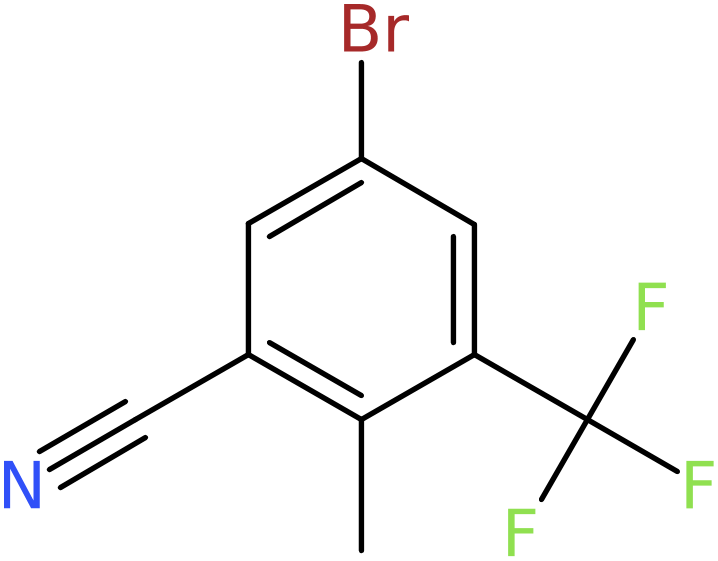 CAS: 2387259-19-8 | 5-Bromo-2-methyl-3-(trifluoromethyl)benzonitrile, >97%, NX36737