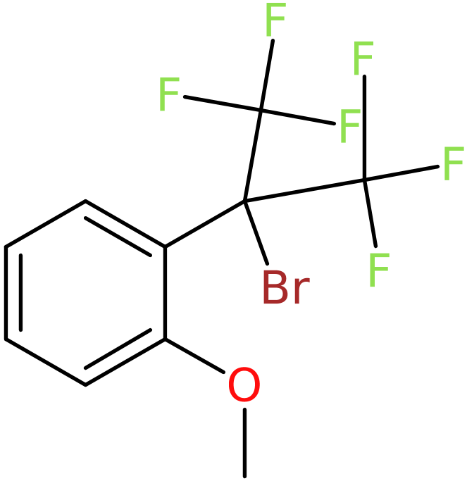 CAS: 70430-22-7 | 2-Bromo-1,1,1,3,3,3-hexafluoro-2-(2-methoxyphenyl)propane, >97%, NX59021
