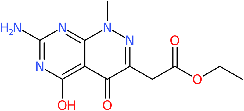 CAS: 67873-35-2 | Ethyl 2-(7-amino-1,4-dihydro-5-hydroxy-1-mEthyl-4-oxopyrimido[4,5-c]pyridazin-3-yl)acetate, NX57943
