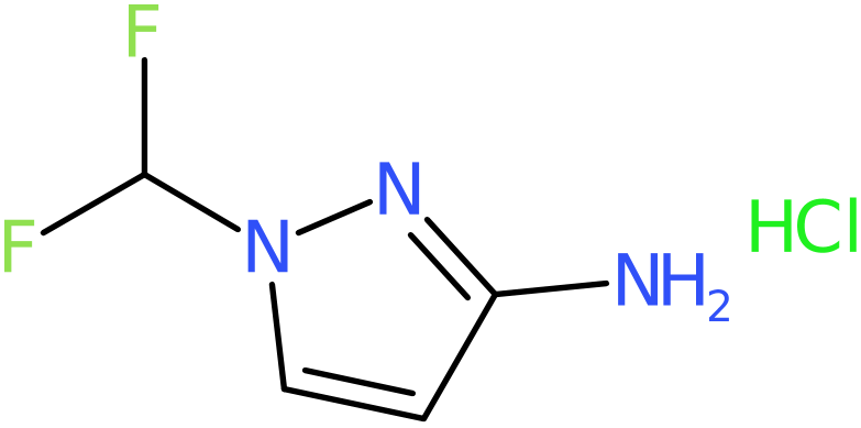1-(Difluoromethyl)-1H-pyrazol-3-amine hydrochloride, NX74634