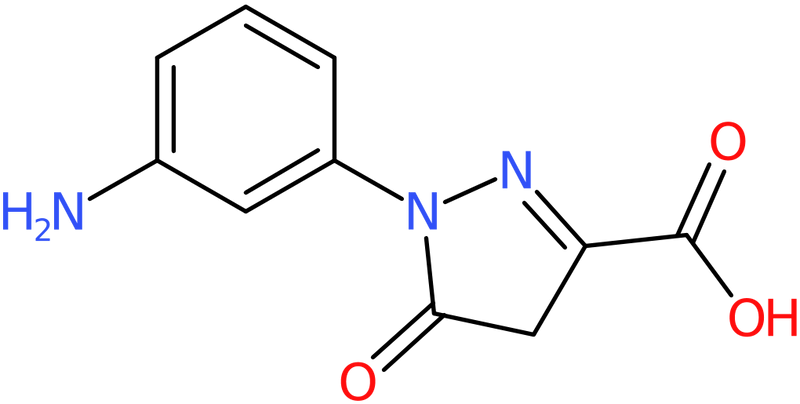 CAS: 89-26-9 | 1-(3-Aminophenyl)-5-oxo-4,5-dihydro-1H-pyrazole-3-carboxylic acid, NX67195