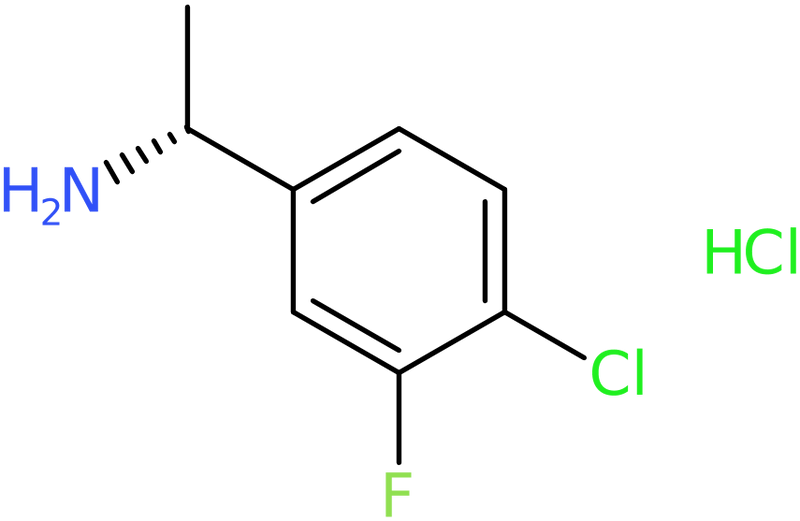CAS: 1253790-80-5 | (1R)-1-(4-Chloro-3-fluorophenyl)ethylamine hydrochloride, >98%, NX19031