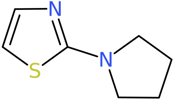 CAS: 24255-45-6 | 2-(Pyrrolidin-1-yl)-1,3-thiazole, >98%, NX37067