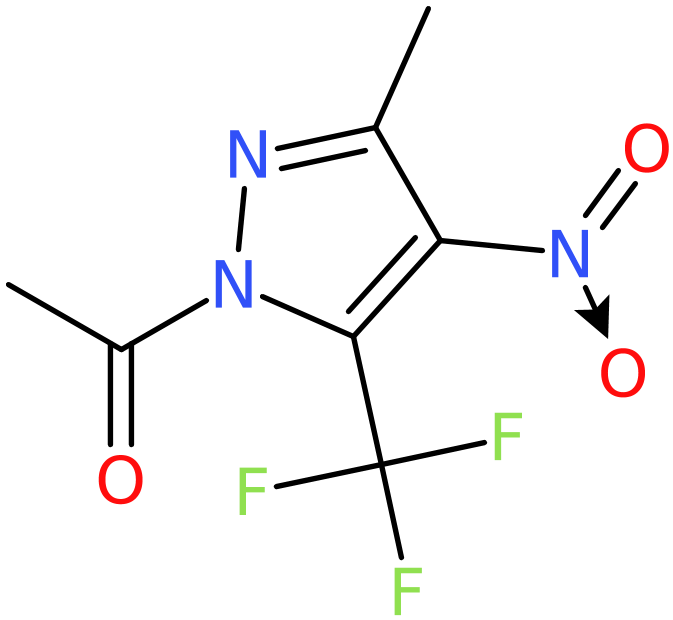 CAS: 1017793-88-2 | 1-Acetyl-3-methyl-4-nitro-5-(trifluoromethyl)-1H-pyrazole, NX11274